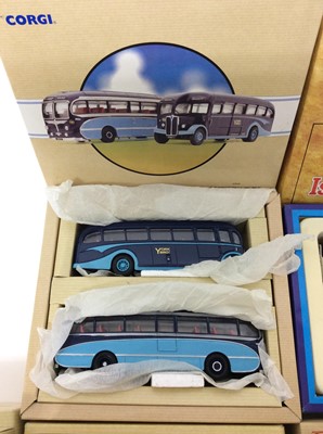 Lot 119 - Corgi Classics boxed selection of buses including larger sets (12)