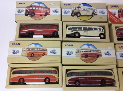 Lot 119 - Corgi Classics boxed selection of buses including larger sets (12)
