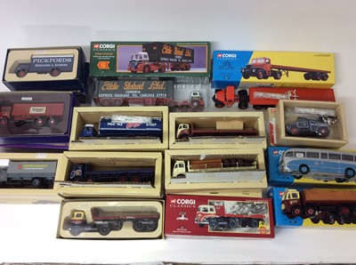 Lot 120 - Corgi Classics boxed selection of lorries and commercial vehicles (13)