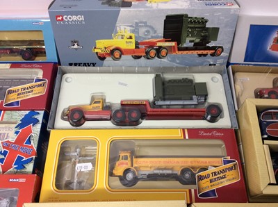 Lot 123 - Corgi Classics boxed selection of lorries, commercial vehicles, buses etc (15)