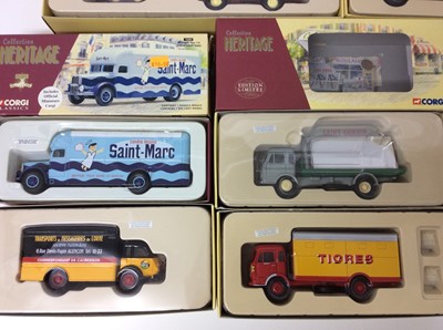 Lot 124 - Corgi Heritage Collection boxed selection of lorries and commercial vehicles (12)