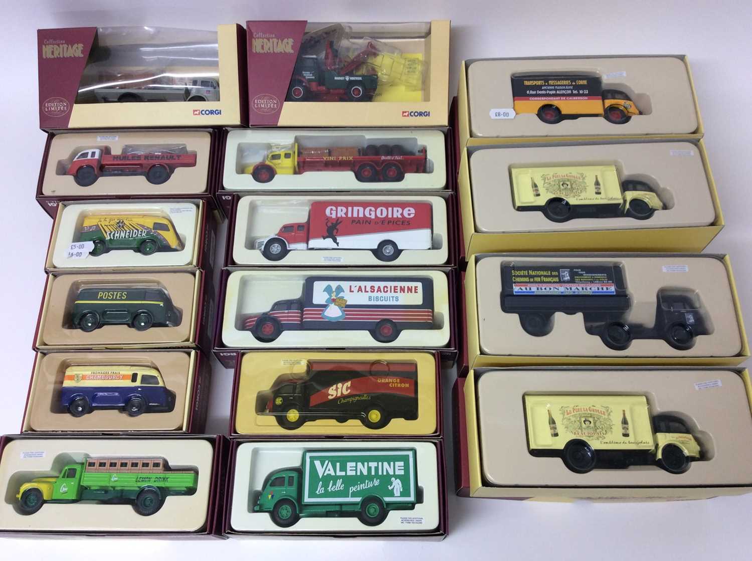 Lot 125 - Corgi Heritage Collection boxed selection of lorries and commercial vehicles (16)