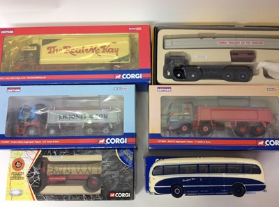 Lot 126 - Corgi boxed selection including limited edition models, lorries, commercial vehicles and others (13)