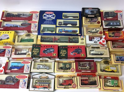 Lot 128 - Diecast boxed selection, various manufacturers including Vanguards, Lledo trackside, Matchbox Models of Yesteryear, Oxford Diecast etc (Qty)