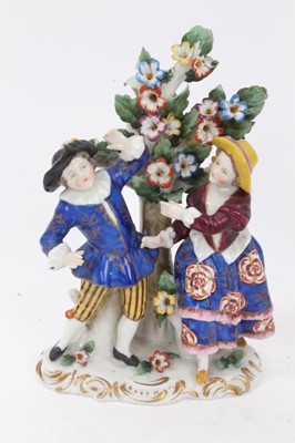 Lot 124 - Collection of 19th century Samson porcelain ‘Chelsea Derby’ figures