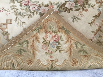 Lot 1018 - Aubusson style rug