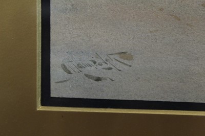 Lot 664 - Augustus Osborne Lamplough (1877-1930), pair of watercolours- Egyptian desert scenes.