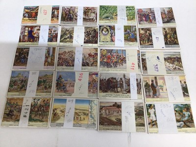 Lot 703 - Liebig trade cards selection of sets, including duplication, various subjects. Good to very good condition, each set is individually separated (200 sets)