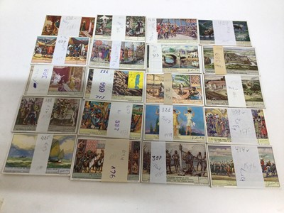 Lot 703 - Liebig trade cards selection of sets, including duplication, various subjects. Good to very good condition, each set is individually separated (200 sets)