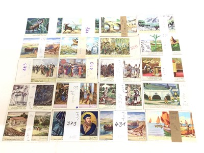 Lot 705 - Liebig trade cards selection of sets, including duplication, various subjects. Good to very good condition, each set is individually separated (200 sets)
