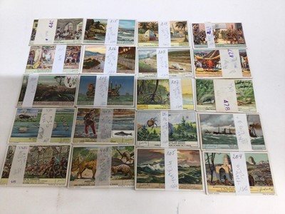 Lot 706 - Liebig trade cards selection of sets, including duplication, various subjects. Good to very good condition, each set is individually separated (200 sets)