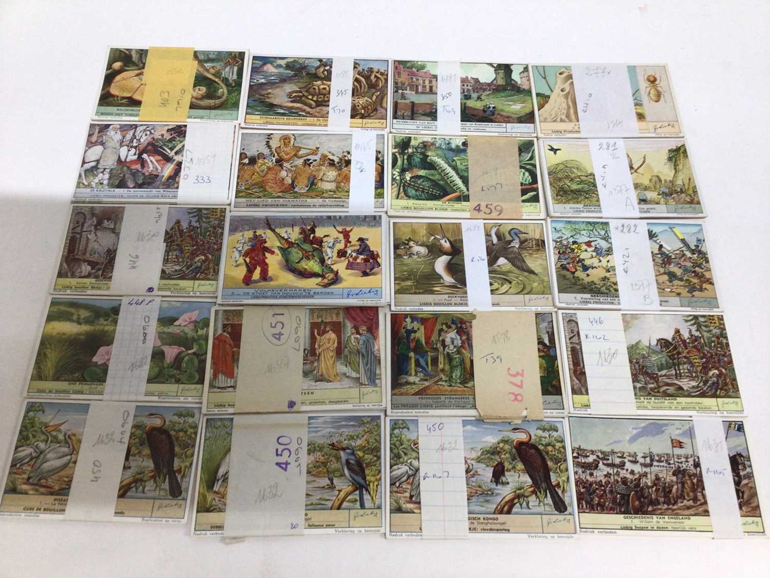 Lot 714 - Liebig trade cards selection of sets and odds, various subjects, with some duplication (100+ sets and odds)