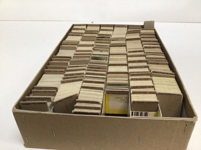 Lot 717 - Cigarette cards selection of mostly good, clean cards including Players, Wills, Ogdens, Churchmans, housed in 6 boxes (1000’s)