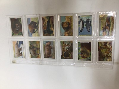 Lot 721 - Cigarette cards selection of sets/part sets in five files including Players Natural History (large cards), Military Head Dress, Lambert and Butler Keep Fit, Motor Cross, Aviation, Ogdens British Bi...