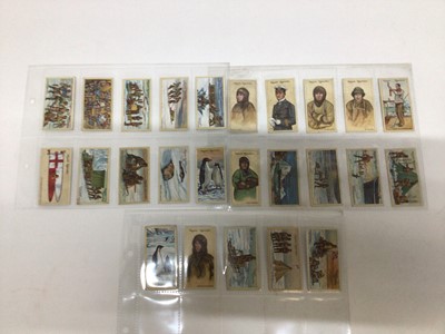 Lot 722 - Cigarette cards selection of sets and part sets in five files including Wills Recruiting Posters, Celebated Ships, Facchinos Cinema Stars, Carreras Film Favourites, Wills Scissors Actresses,...