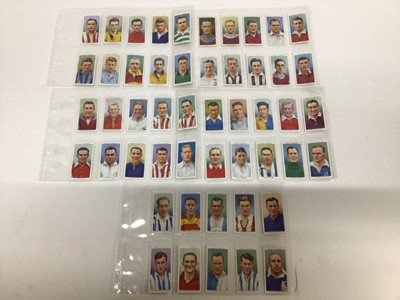 Lot 724 - Cigarette cards selection of sets and part sets in five files including Players Cricketers 1938, Ogdens Sea Adventure, Wills Ships Badges, Military Motors, Fish and Bait, Aviation and others