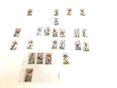 Lot 735 - Cigarette cards selection of odds, sets and part sets in files, albums and loose in plastic pages etc, some better items noted including Gallaher Famous Footballers and Cricketers, Churchman Footba...