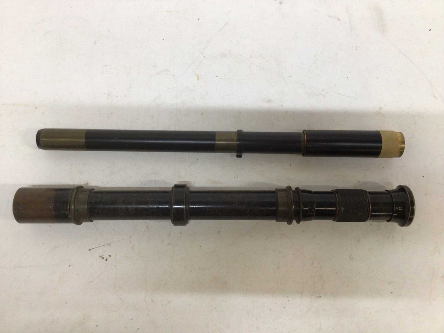 Lot 278 - Two antique spotting scopes (2)