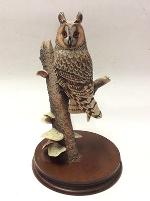 Lot 6 - Four Border Fine Arts models of owls, some by Ayres