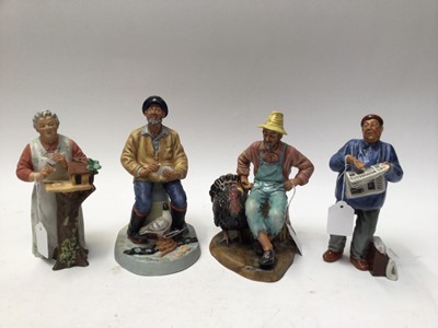 Lot 1012 - Nine Royal Doulton figures