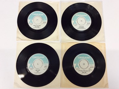 Lot 1002 - Four demo singles featuring The Incrowd (not to be confused with the Keith West varient), Neil MacArthur (aka Colin Blunstone), Frijid Pink and Kelly- have been in storage for 50 years and possibly...