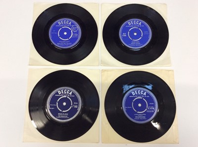 Lot 1004 - Four demo singles featuring Tony and The Velvets, Jackie Frisco, The Fortunes and The Marmalade - been in storage for 50 years and in excellent condition