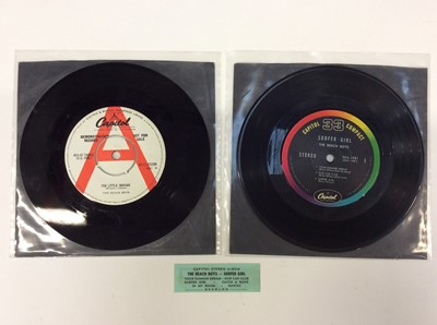 Lot 1007 - Demonstration copy Ten Little Indians by The Beach Boys (CL15285) - been in storage for 50 years and in excellent condition, together with a copy of Surfer Girl (a rare US Capitol 33 compact disc-...