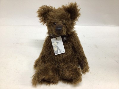 Lot 150 - Charlie Bear Tucker no. 26/200 by Isabella Lee.  With swing tags and bag.