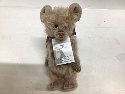 Lot 154 - Charlie Bear Cracker no. 138/300, Crumb no. 16/300 and Brie no. 66/300 by Isabella Lee. With swing tags and bags.