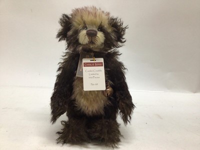 Lot 155 - Charlie Bear Cookie Crumble no. 89/350 by Isabella Lee.  With swing tags and bags.