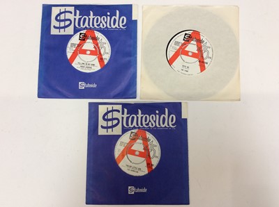 Lot 1014 - Three demo singles on Stateside including Chuck Jackson- Tell Him I'm Not Home (SS 171), The Tams- Untie Me (SS 146) and The Shirelles- Foolish Little Girl (SS 181) - factory fresh after 50 years i...