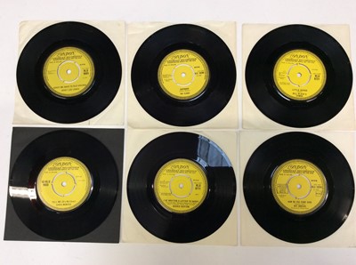 Lot 1021 - Six demo singles on the London label, seemingly unplayed- Jerry Lee Lewis (HLS 9980), The Clique (the US artists- HLU 10286), Bill Black’s Combo (HLU 9721), Chris Montez (HLU 9711) and Roy Orbison...