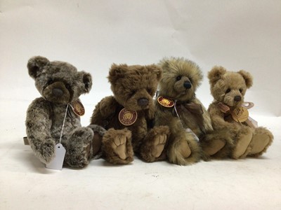 Lot 174 - Charlie bears Jooles. Bertie, Little D and Sparrow all with swing tags.