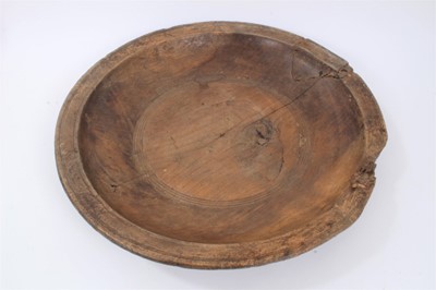 Lot 367 - 19th century sycamore bowl