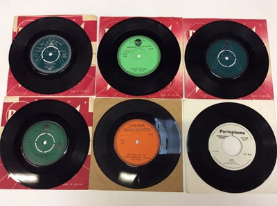 Lot 1028 - Six demo singles including Neil Sedaka- The Dreamer (RCA 1359), Chet Atkins- Boo Boo Stick Beat (K2WB, with 45- RPM- BACK stamper on reverse), Floyd Cramer- Java (RCA 1325), Paul Anka- Everynight (...