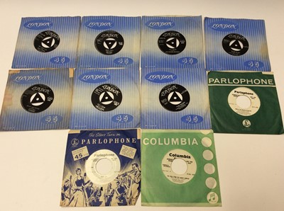 Lot 1033 - Collection of excellent condition singles which have been in storage for 50 years including Jack Scott (8626), Bobby Day (8726), Crests (8794), Dodie Stevens (8834), Cozy Cole (8750), Jackson Broth...