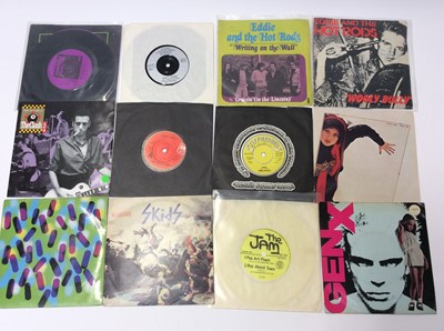 Lot 1037 - Approximately 130 singles including Eddie and the Hot Rods, Buzzcocks, New Order, The Jam, Sex Pistols, Siouxsie and The Banshees, The Motors and Bauhaus