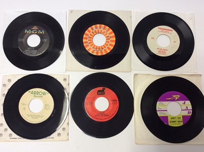 Lot 1039 - Approximately 120, mainly US single records, including The Moonglows, Little Richard, Jimmy Dean, The Beatles, Nick Ashford, Mary Love, Ray Charles and Ronnie Spector