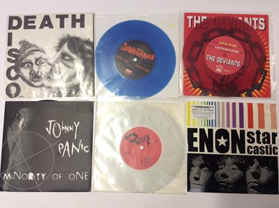 Lot 1042 - Approximately 50 single records including Depeche Mode, Prodigy, Jesus and Mary Chain, Purple Wizard, Antiseen, Soundgarden, The Deviants and Gashed - nearly all discs look unplayed