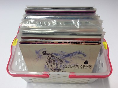 Lot 1042 - Approximately 50 single records including Depeche Mode, Prodigy, Jesus and Mary Chain, Purple Wizard, Antiseen, Soundgarden, The Deviants and Gashed - nearly all discs look unplayed