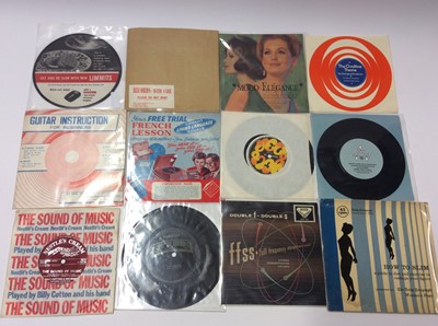 Lot 1044 - Unusual selection of advertising and promotional vinyl and flexible discs from the UK, Japan, Fiji, New Zealand and Pakistan, with compositions and arrangements by Sohail Rana. Products include Avo...