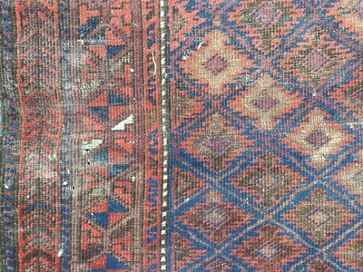 Lot 1022 - Bokhara style prayer rug, together with two further Bokhara style rugs