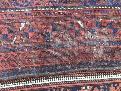 Lot 1022 - Bokhara style prayer rug, together with two further Bokhara style rugs