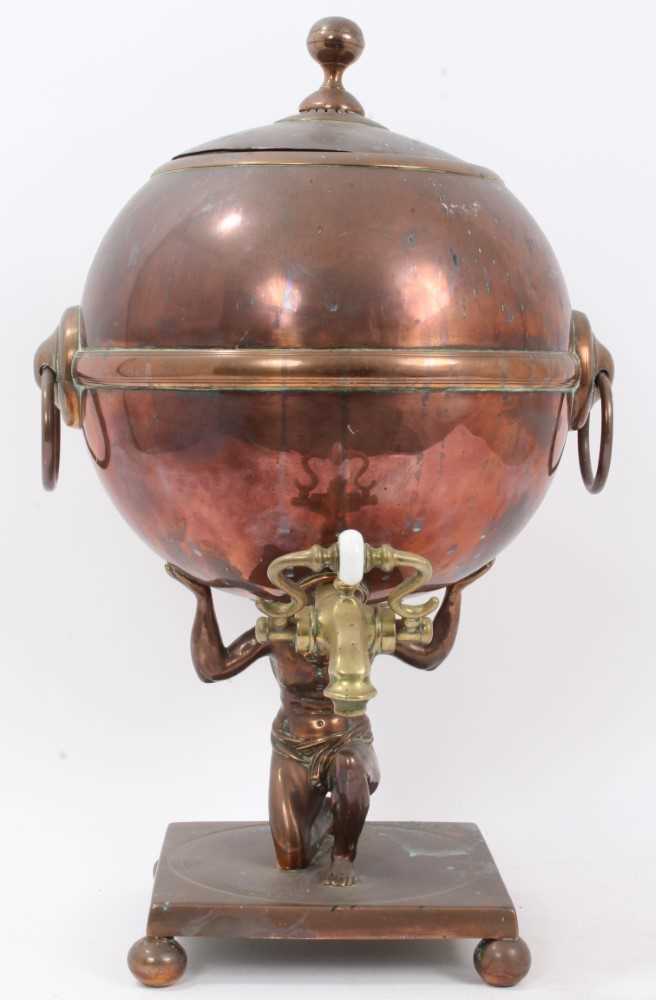 Antique Copper and Brass Samovar - antiques - by owner