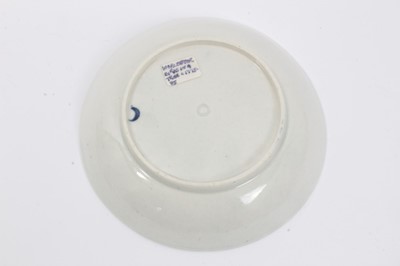 Lot 12 - Two Worcester saucers, c.1770