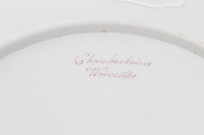 Lot 17 - Chamberlain's Worcester plate, c.1807-10