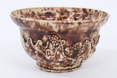Lot 21 - Rare Staffordshire creamware Whieldon type bowl, c.1755-60