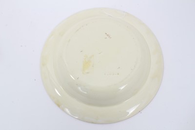 Lot 162 - Wedgwood creamware plate