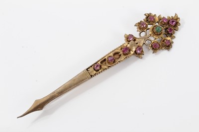 Lot 276 - Indian turban pin