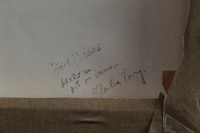 Lot 1273 - *Martha Parsey (Contemporary) pair of oils on canvas - Girl I & Girl II, signed dated and inscribed verso